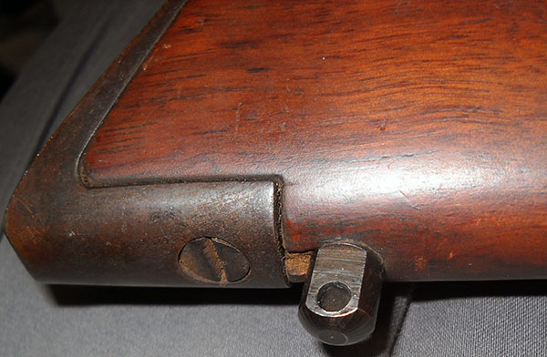 detail, Model 8 rear sling swivel mount